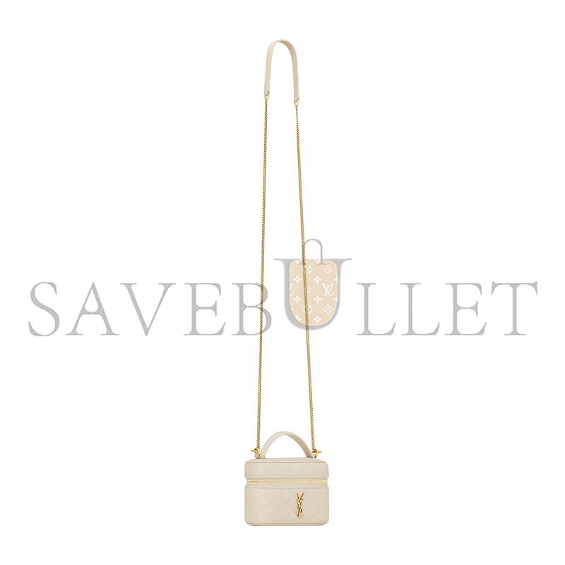 YSL GABY MICRO VANITY BAG IN LAMBSKIN 8192851EL079207 (12*8*4cm)